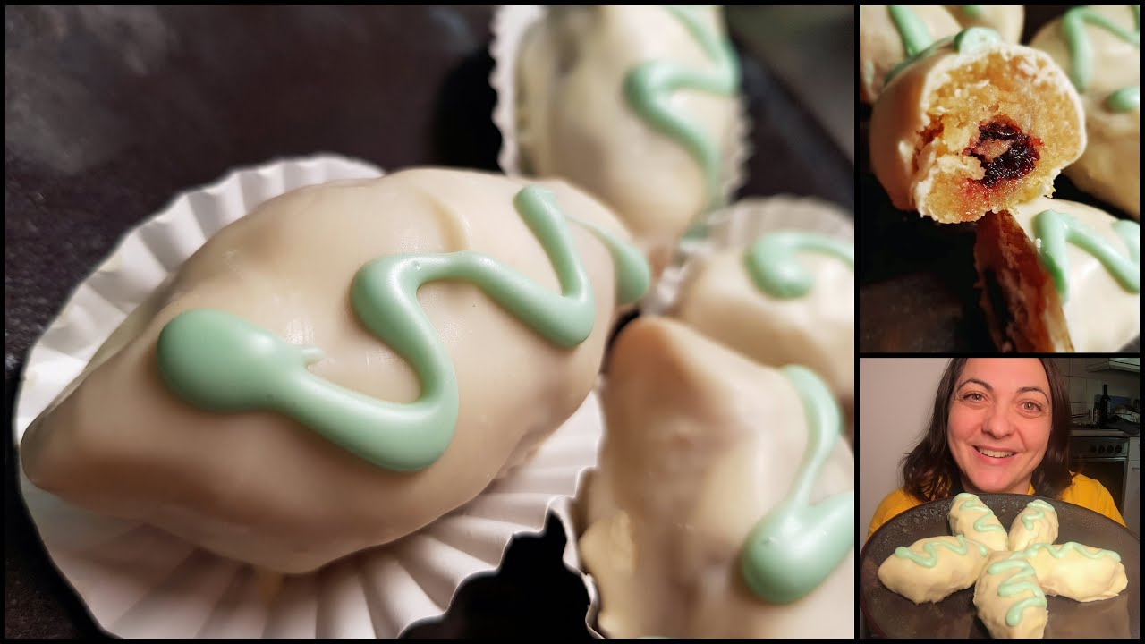 Faldacchee - Dolci di Mandorla con Amarena ricoperti di Cioccolato Bianco