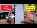 Samsung A04 o A04e Como Activar Las Opciones De Desarrollador y DPI 