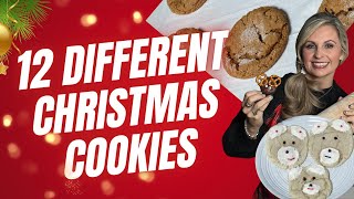 HOLIDAY BAKING IDEAS | 12 DIFFERENT CHRISTMAS COOKIES | CHRISTMAS RECIPES