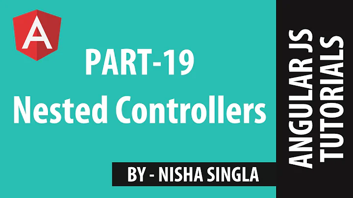 AngularJS Tutorial 19-  Nested Controllers