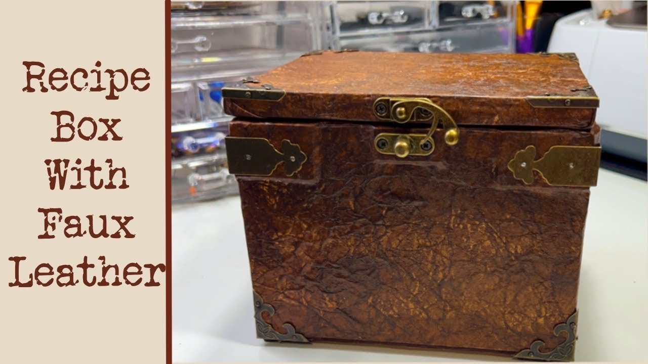 Let's Make a Vintage Recipe Box - YouTube