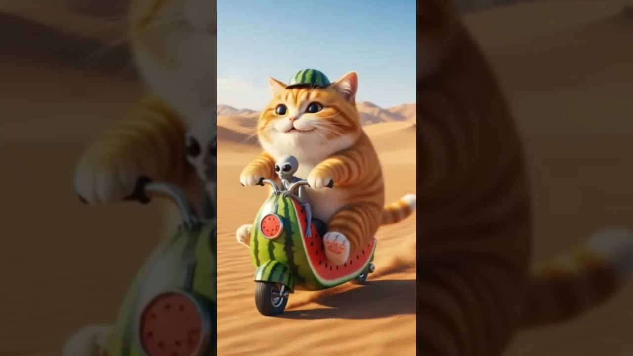 Yellow Cat Saves Space Station