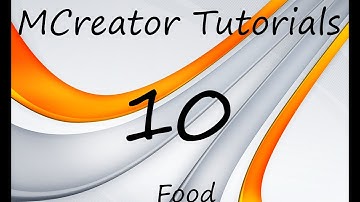 MCreator - Tutorial 10 - Food