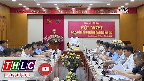 Giao ban công tác nội chính 9 tháng năm 2023 | THLC