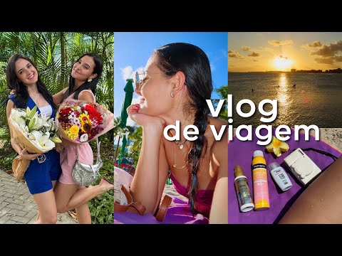 VLOG DE VIAGEM | preparativos, aeroporto, praia & família⛱️