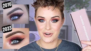Recreating One of My Eyeshadow Tutorials From 2016 | ABH Modern Renaissance