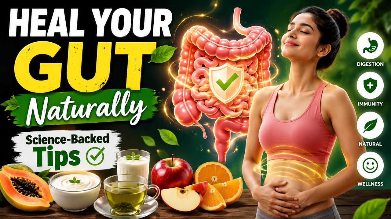 Heal Your Gut Naturally | Science-Backed Tips #facts #health #digestion #guthealth