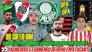 👀 PALMEIRAS E FLAMENGO DE OLHO EM ATACANTE | SURPRESA PRA DOMINGO | LIBERTADORES | NOVO PATROCÍNIO +