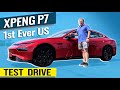 2020 Xpeng P7 First North American Media Test Drive