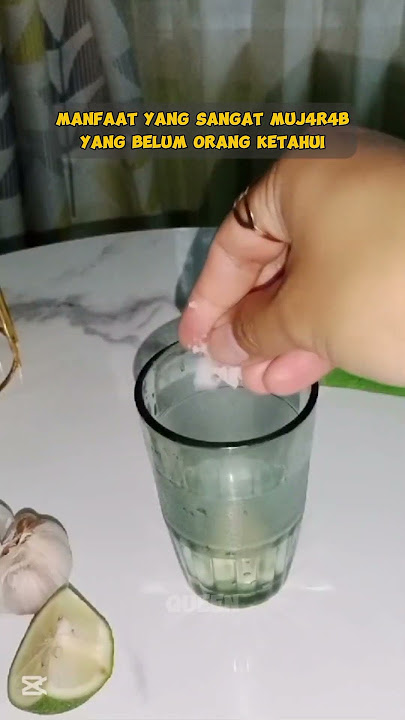 Manfaat campuran jeruk nipis dn bawang putih yag tidak banyak orang tau #idekreaktif #tips #tutorial
