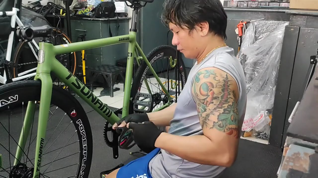 TSUNAMI snm100 カスタム TSUNAMI SNM100 Custom Fixie Build #docrobert #jrspeed