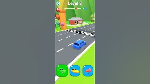 SHAPE SHIFTING 🚁🚲🚗All Levels Walkthrough Gameplay iOS, Android New Mobile Game Update Level SS519UG