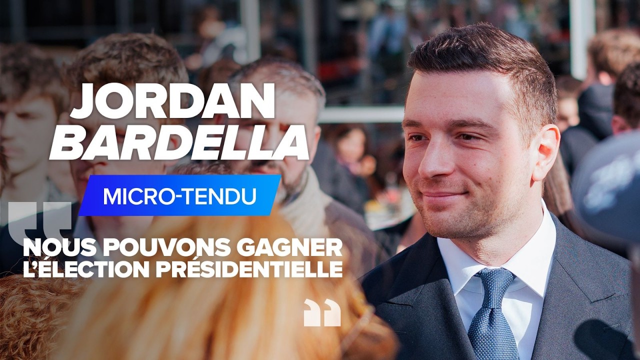 Jordan Bardella à Lille : « Nous pouvons gagner l'élection présidentielle »