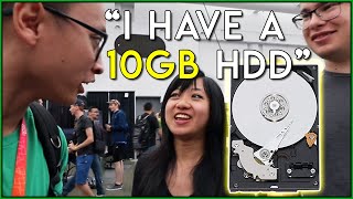 Her Hard Drive is HOW SMALL?! Giving Away SSDs at LTX 2019