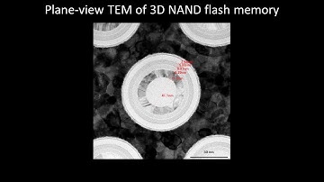 [Electronics] Plane-view TEM of 3D NAND flash memory