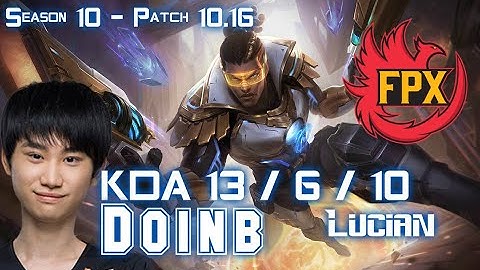 FPX Doinb LUCIAN vs NEEKO Mid - Patch 10.16 KR Ranked