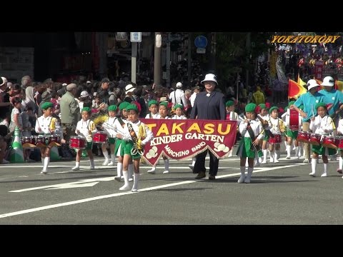 どんたく花のマーチングパレード （幼稚園・小学校の部）　博多どんたく港まつり　どんたく広場パレード④　Kindergarten & Elementary School Marching Band