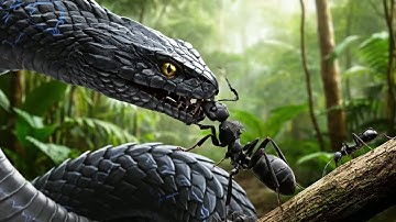 A Mother Bird and an Ant Army vs The Giant Serpent!