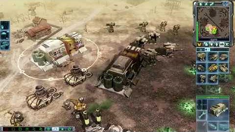 Command and Conquer 3: Tiberium Wars CROSSFIRE Mod GDI vs NOD BRUTAL AI | Black
