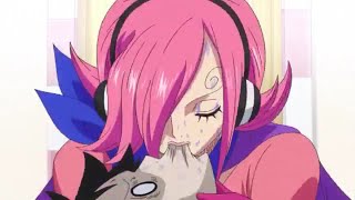 Hot Kiss Luffy and Reiju - Scenes From Episode 785 | One Piece