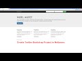 How To Create Twitter Bootstrap Project in Netbeans + Generate Default B...