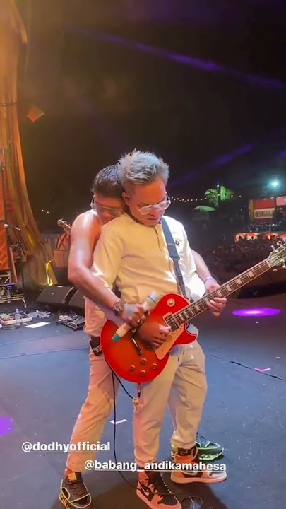 ANDIKA ISENG KE DODI PAS KONSER kangen band