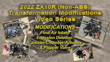 (012) Final Emission Deletion: 21-25 #NinjaZX10R Transformation Modifications Video Series