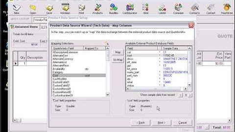 Linking To And Setting Up the Tech Data Product Database in QuoteWerks