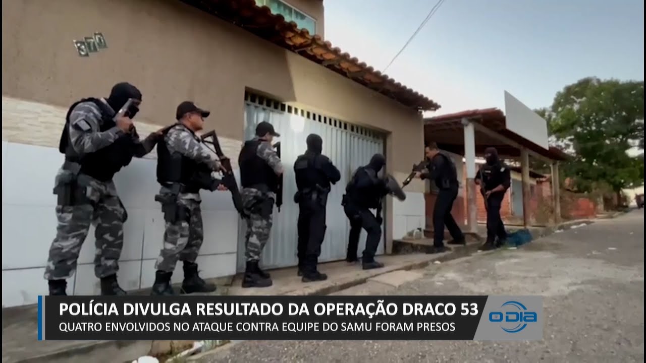 Polícia divulga resultado da operação Draco 53 08 08 2023