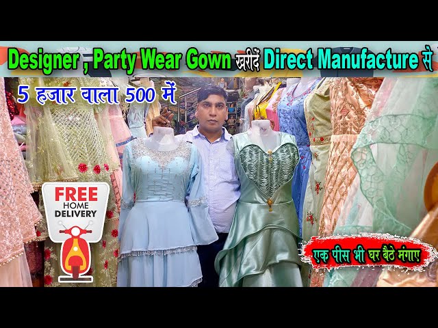 kids wear wholesale market gandhi nagar delhi || frock, gown, baba suit, party  wear dress wholesale - YouTube