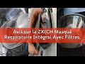 Avis sur la ZXICH Masque Respiratoire Intégral Avec Filtres, Masque Anti-Poussière En Aérosol De Pei