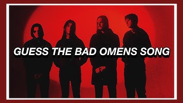 Guess The Bad Omens Song - Guess The Emo Song Challenge! 🖤
