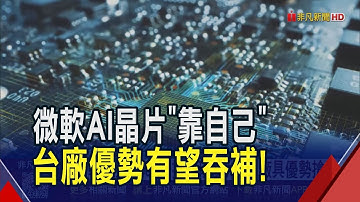 降低AI成本！微軟借力OpenAI推自研晶片 分析師點名台IC設計.代工廠 有望迎新一波商機｜非凡財經新聞｜20251113