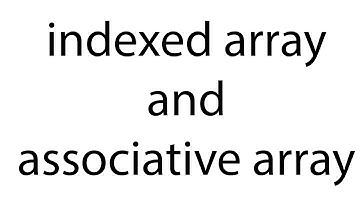 indexed array and associative array : php bangla video tutorial