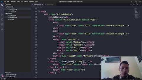Review Codingan Kalkulator Sederhana dan Array 2 Dimensi Tugas Web Lanjut
