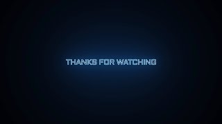 Full Outro Thanks for watching Template Guide