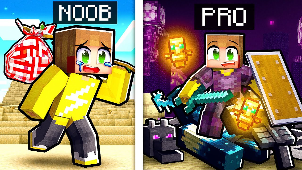 Noob Naar Pro In Minecraft