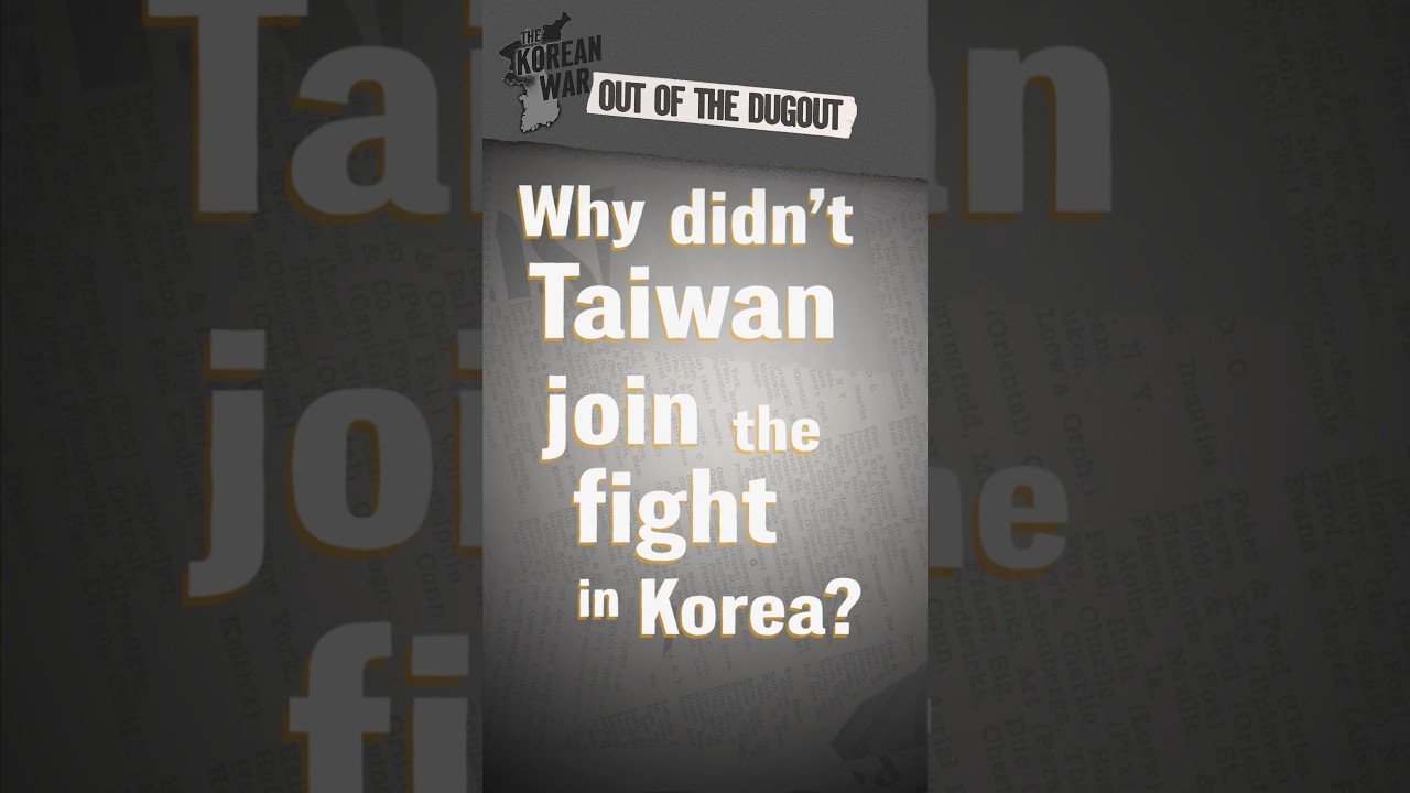Why Didn’t Taiwan Join the Korean War? #OOTD #shorts