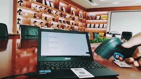 2D barcode scanner test video syble