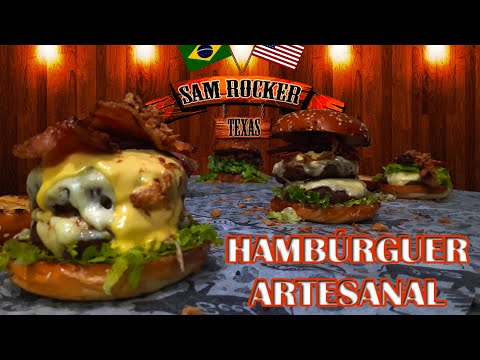 HAMBÚRGUER ARTESANAL - SAM ROCKER TEXAS