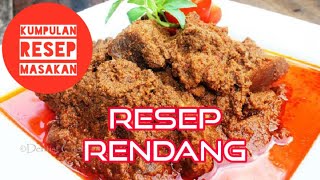 RESEP RENDANG || 1001 RESEP MASAKAN #1