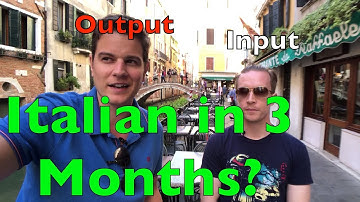 How Olly Richards learned Italian in 3 Months (Input vs. Output)
