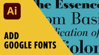 How to Add Google Fonts into Adobe Illustrator on Mac (Easy Method)