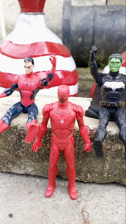 Ironman And Batman And Spiderman #marvel #spiderman