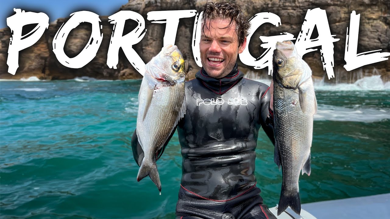 Spearfishing Portugal | Rugged & Remote cliffs at the end of Europe 🇵🇹