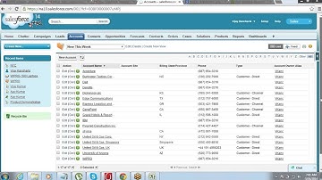 Data management- Import account/contact and Data export in salesforce(16 May 2014)