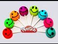 Учим цвета и фигуры на английском языке с чупа чупсами из пластилина Play-Doh.