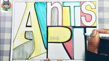 Nhịp điệu và sắc màu của chữ lớp 7 - sắc màu của chữ | Vẽ trang trí chữ cái | Kczit