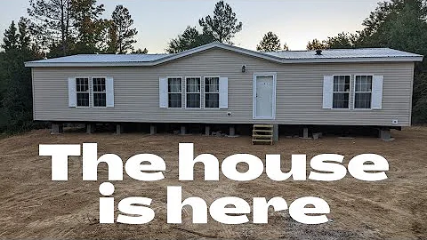 The Manufactured home is here