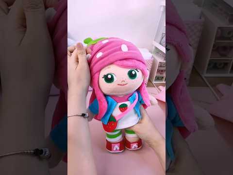 Strawberry Shortcake Surprise - Handmade Plush Doll | Berry in The Big City #diy #handmade #doll